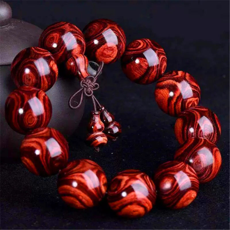 Hainan huanghuali grimace-to-eye X-pattern bracelet beads 18,20mm,25mm,30,35 precision holes