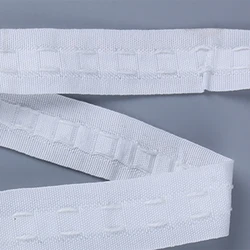 10Meters Curtain Accessories Cloth Belt For Curtains Eyelets Tape Rings Grommet Top Punching Hook Curtain Pleated Tape