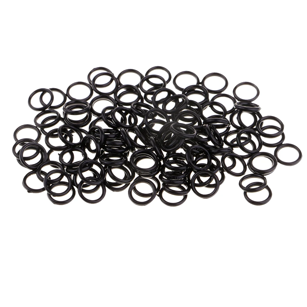 100 Pieces Nylon Bra Strap Adjuster Slider O Ring Lingerie DIY Sewing Crafts 6mm