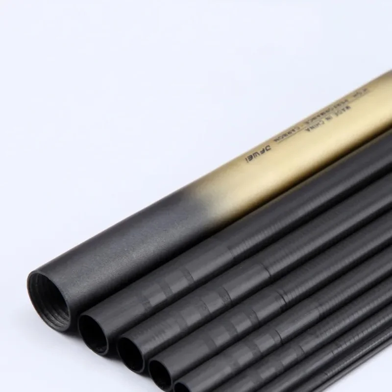Carbon Long Carp Fishing Rods 7.2m 8m 9m 10m Stream Telescopic Hand Feeder Pole Travel Hand Rod