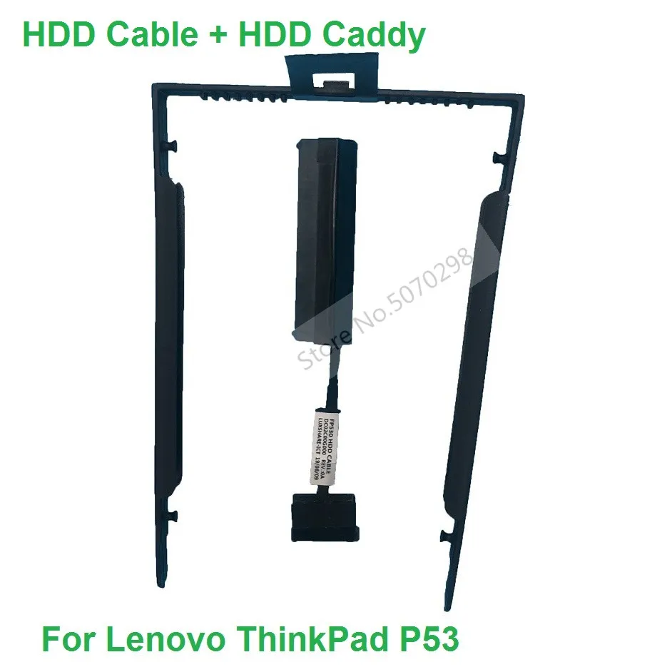 2.5 "SATA Hard Drive Caddy Tray HDD SSD connettore del cavo vassoio del telaio per Lenovo ThinkPad P53 FP530 Mobile workstation