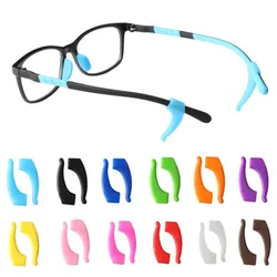 10 pairs Top Quality Silicone Anti-slip Holder For Glasses Accessories White/Black Ear Hook Sports Eyeglass Temple Tip stoppers