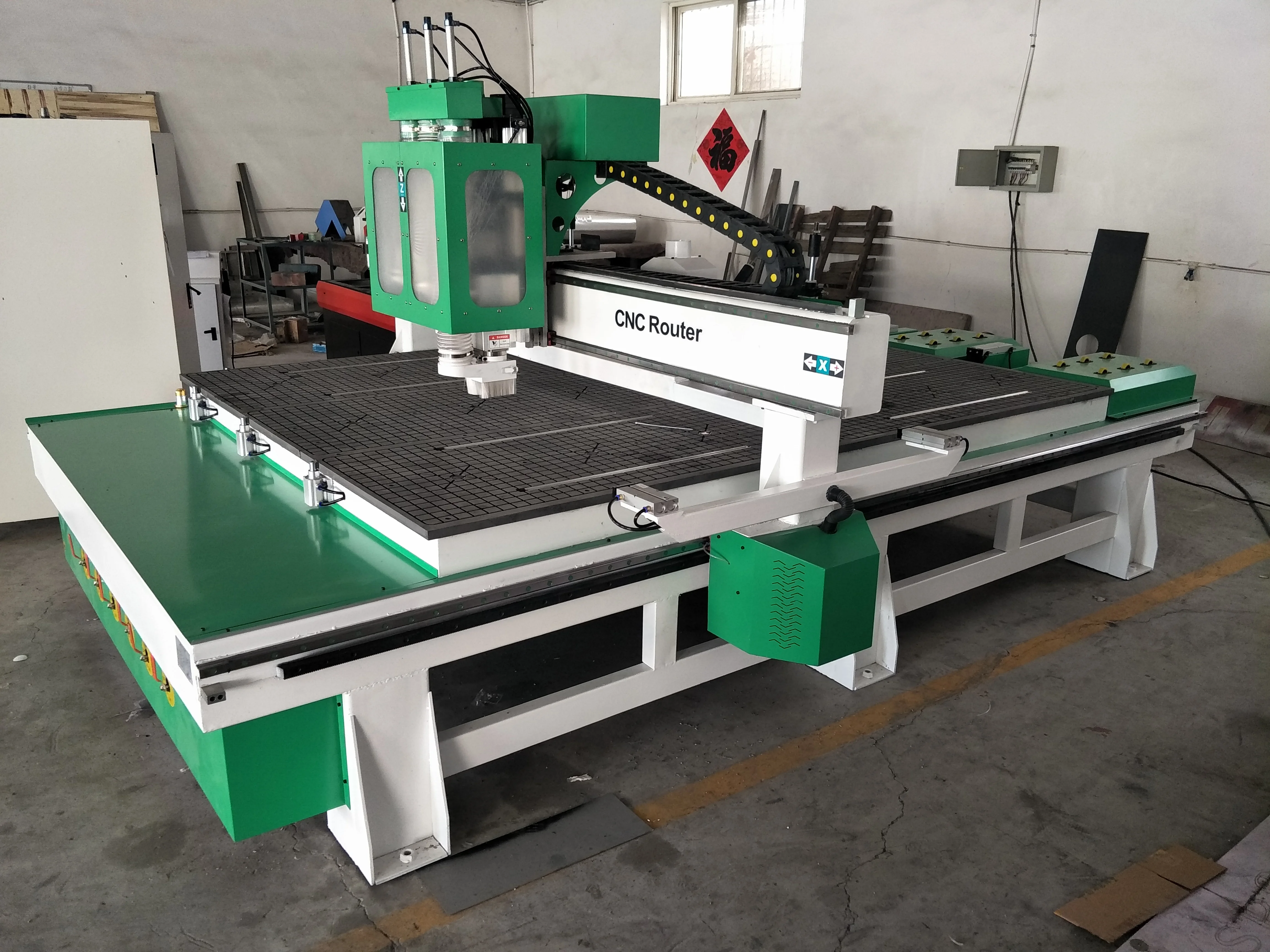 China supplier professional air cooling spindle auto tool changer ATC CNC Router Machine 2100x4000mm