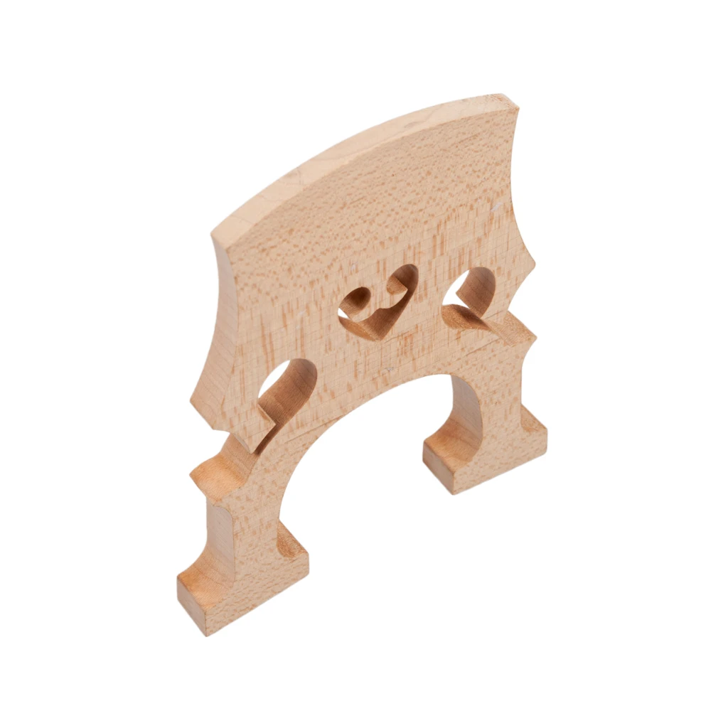 LOMMI Acoustic Cello Bridge Exquisite Cello Bridge 4/4 3/4 1/2 1/4 1/8 Cello Bridge Fine Aged Maple Wood French Style Strings