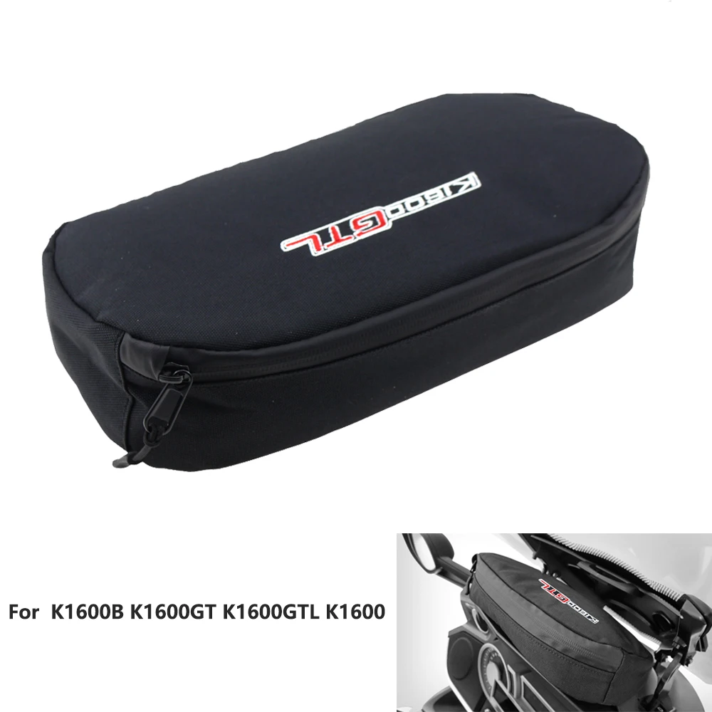 

Suitable For BMW K1600B K1600GT K1600GTL K1600 Motorcycle Front Windshield Bracket Bag Storage Bag