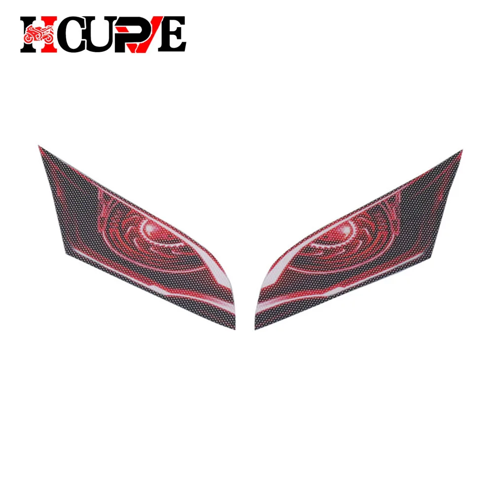 

Motorcycle 3D Front Fairing Headlight Sticker Guard Head Light Stickers For CBR600RR CBR 600 RR CBR 600RR 2007-2012