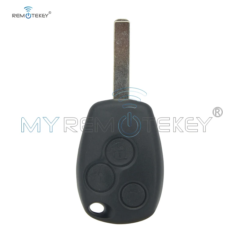 Remtekey remoto caso chave do carro escudo para renault clio iii kangoo ii mestre modus 3 botão va6