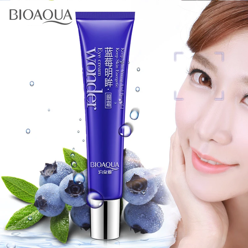 BIOAQUA Blueberry Lighting Eyes Gel Anti Wrinkle Eye Cream Anti-Puffiness Dark Circle Anti-Aging Moisturizing Firming Eye Care