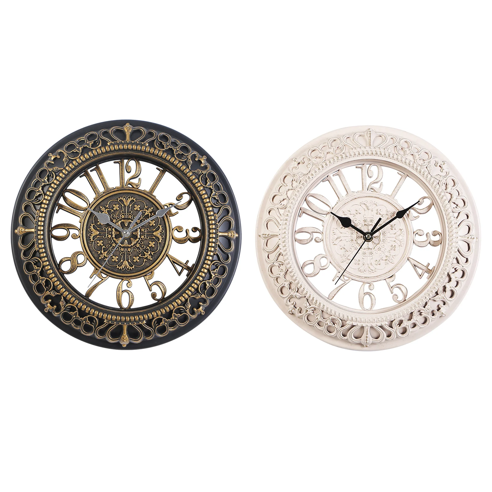 12 inch Creative Retro Wall Clock Fashion Wall Clock Gear Wall Clock Silent Mechanical Clock Living Room Wall Clock Home Decor