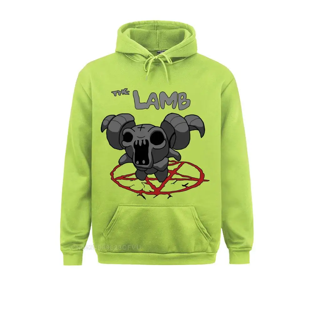 الرجال كنزة قطيفة ملزمة من إسحاق الخروف خمر قميص ولادة جديدة لعبة خروف Azazel شيطان كنزة قطيفة kamas الملابس #2