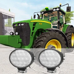 6.5 inch Oval 65W Led Work Light For John Deere Tractor 9560 9570 9660 9670 9770 9860 3520 3720+ RE173602 x2pcs