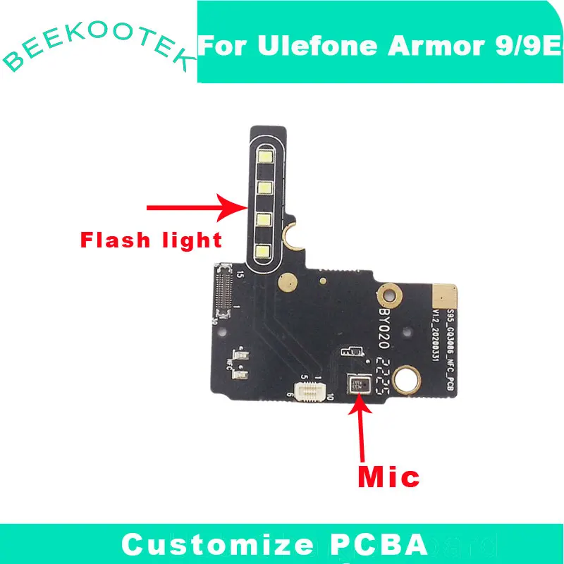 New Original Ulefone Armor 9,Armor 9E Customize PCBA Board MIC Assembly Repair Parts Accessories For Ulefone Armor 9E Cellphone