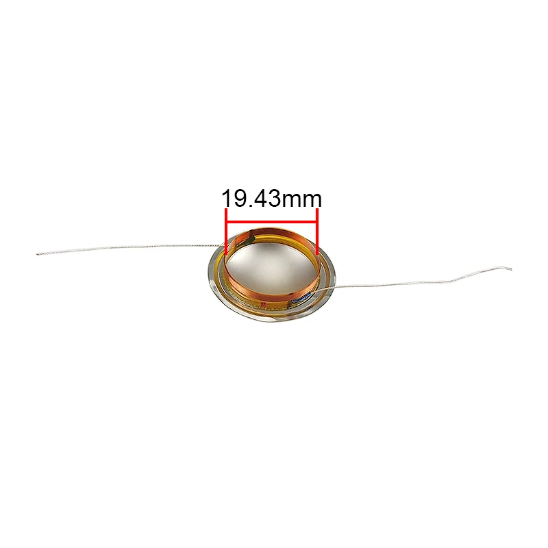 مكبر صوت لفائف KEFQ50 19.43 مللي متر التيتانيوم الحجاب الحاجز الألومنيوم لفائف رئيس إصلاح DIY 19.5 النواة 8OHM 1 أزواج