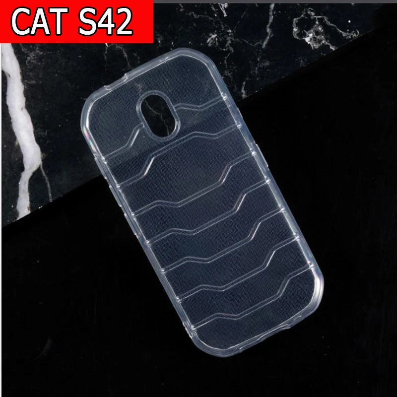 Case For CAT S42 Back Cover For CAT S 42 Case Shockproof Silicone Soft Phone Protective Shell Funda