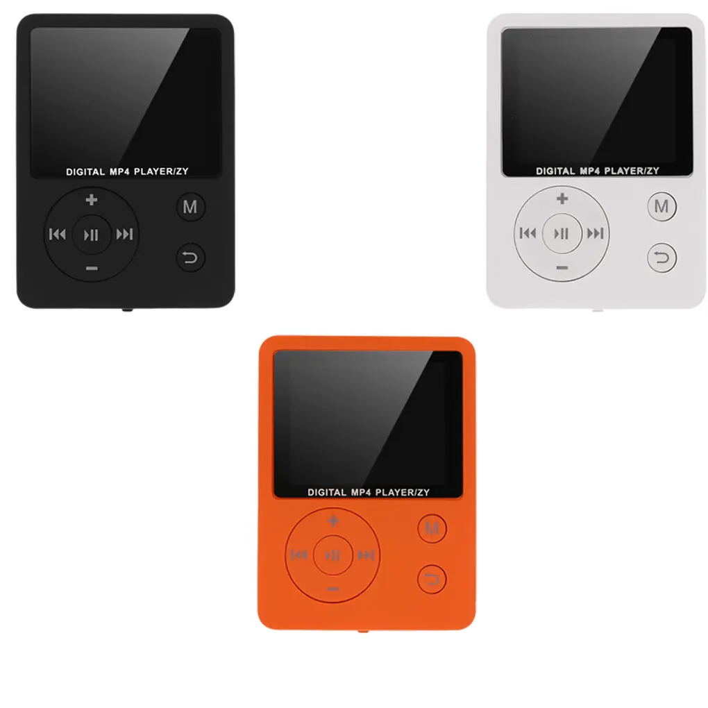 1 8  LCD Screen MP3 MP4 Player Support Up to 32GB TF Memory Card hi fi fm radio mini USB music player walkman Photo Viewer eBook