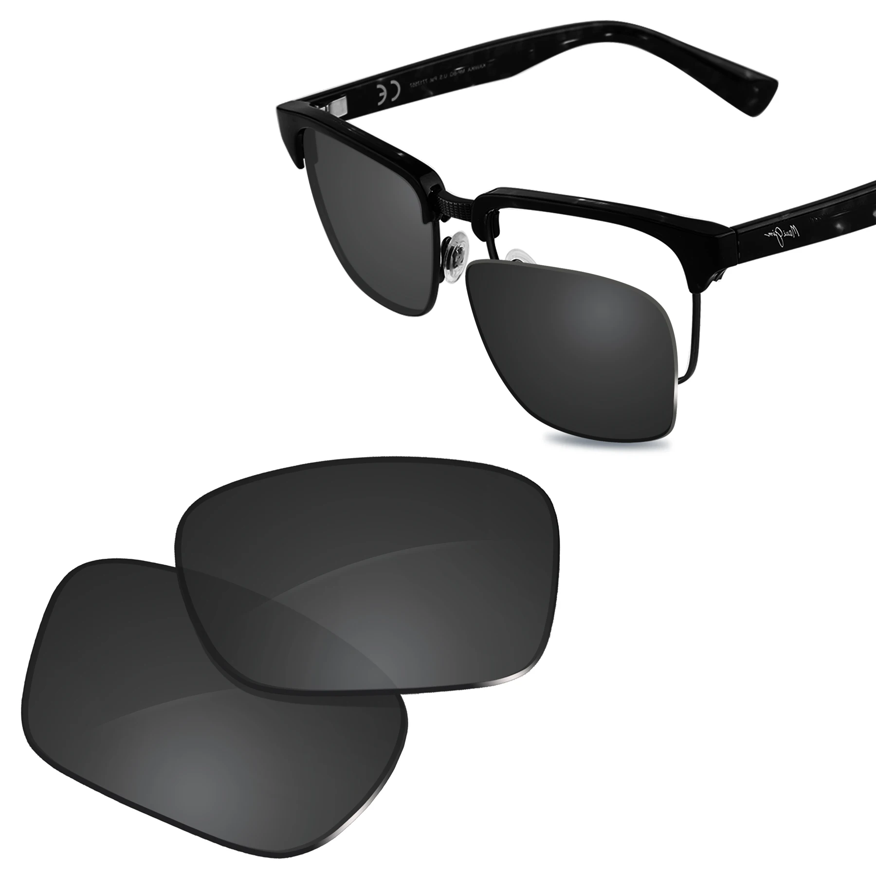 Glintbay New Performance Polarized Replacement Lenses for Maui Jim Kawika MJ257 Sunglasses (Only Lenses) - Multiple Colors