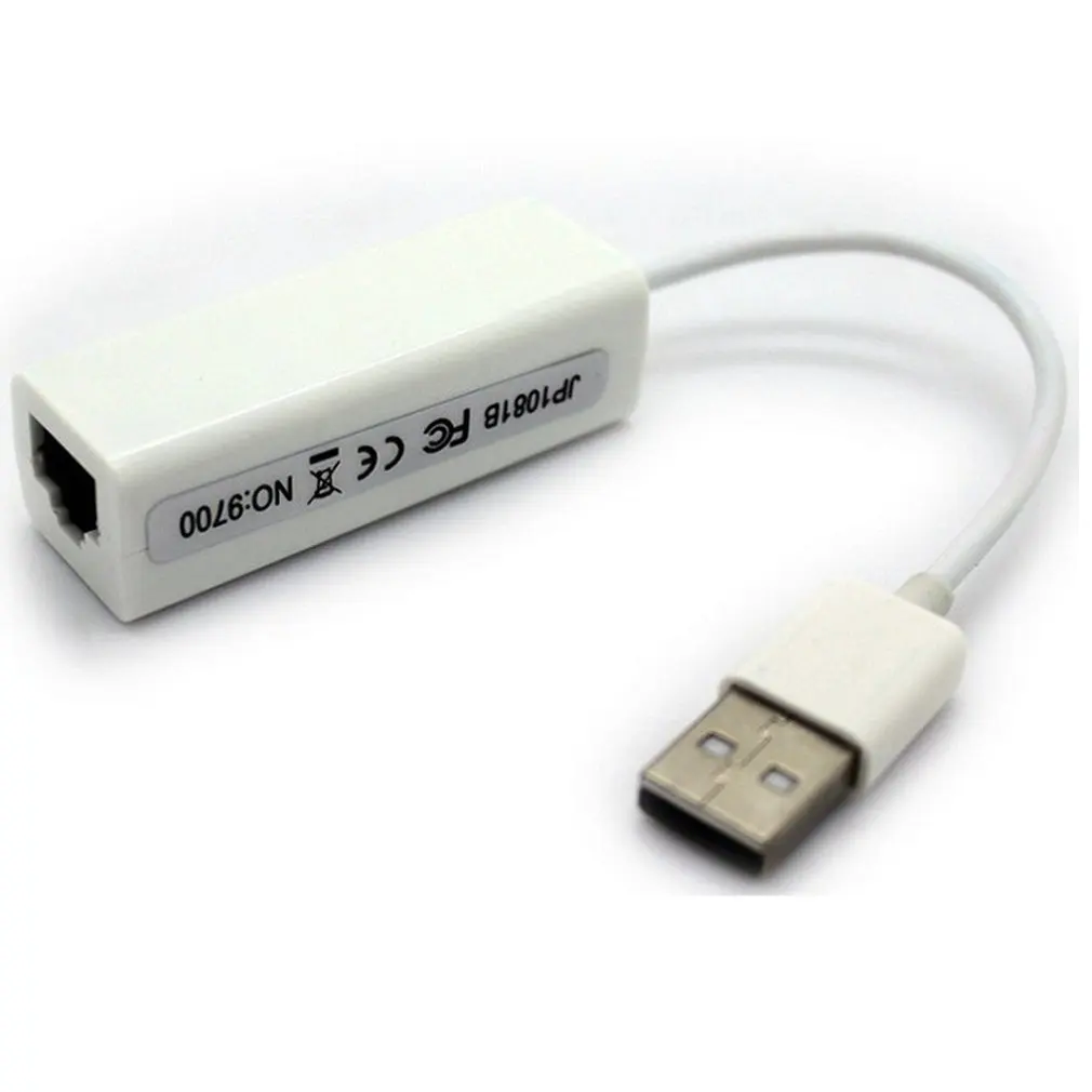 USB 2.0 Ethernet Adapter 10/100Mbps USB To RJ45 Lan Network Card USB Network Card Network Converters