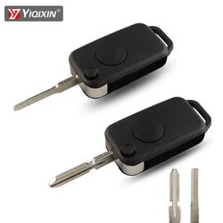 YIQIXIN 1 pulsante portachiavi per Mercedes Benz W168 W124 W202 W210 W211 W203 SLK A C E 1984-2004 telecomando Car Key Shell Cover pieghevole