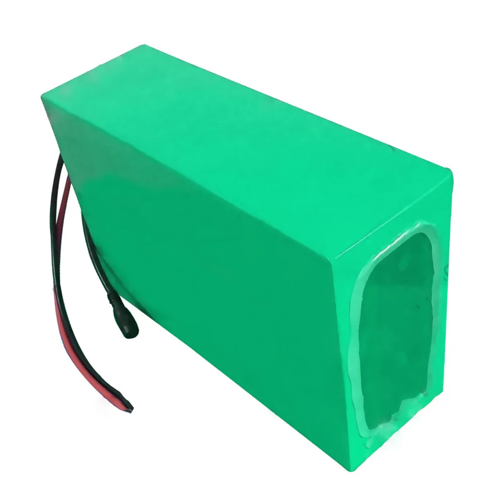 دراجة كهربائية مع شاحن ، بطارية ليثيوم أيون 18650 ، 48 فولت ، 27 أمبير ، 13S9P ، 255 × 175 × 70 مللي متر ، قبول التخصيص