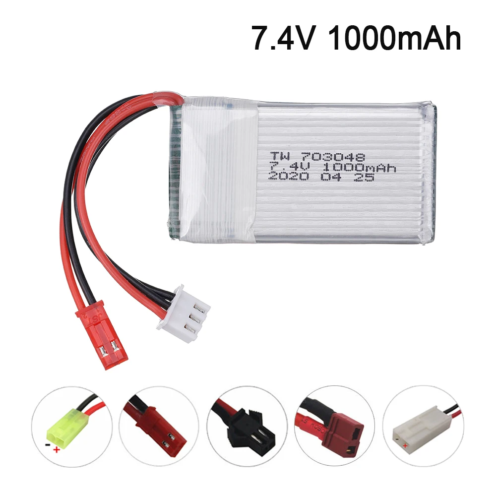 703048 Lipo 배터리, MJXRC X600 U829A U829X X600 F46 X601H JXD391 FT007 Lipo 배터리, 7.4 V RC 장난감 배터리, 7.4 v 1000mah