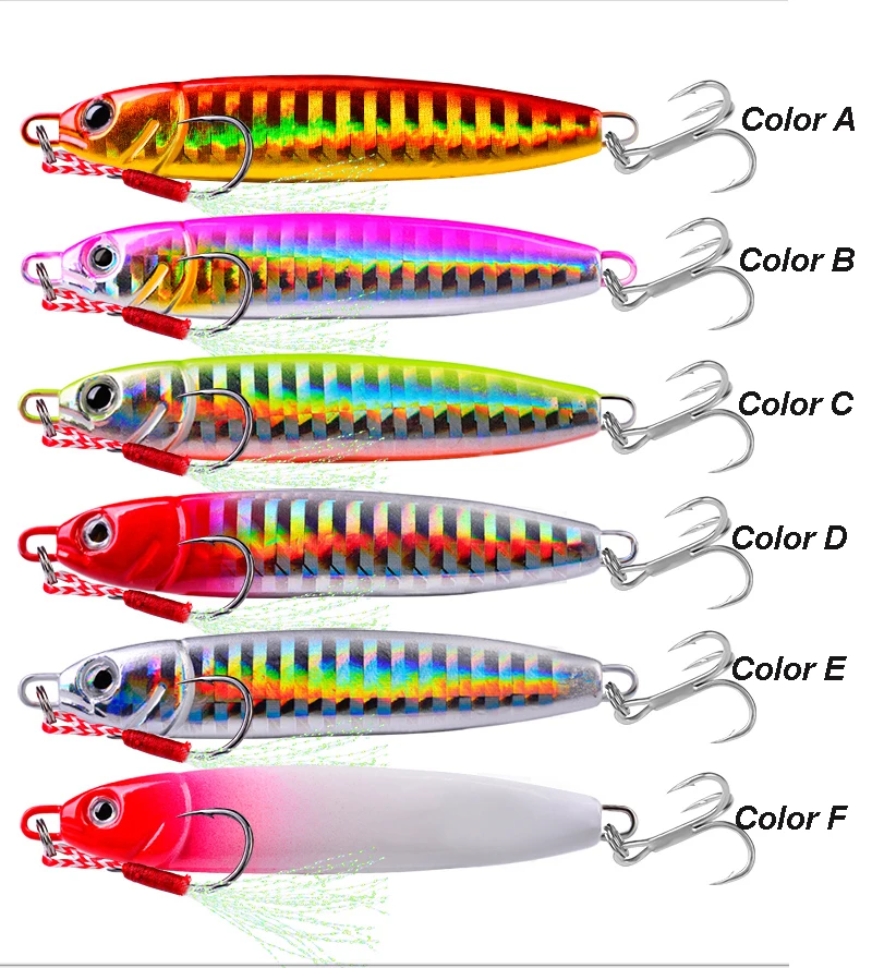 YUCONG 1PX Long Casting Jig Spoon 15-20-30g Metal Fishing Lure Jigging Bait Sinking Sequin Trolling Hard Wobbler duro cebo Isca