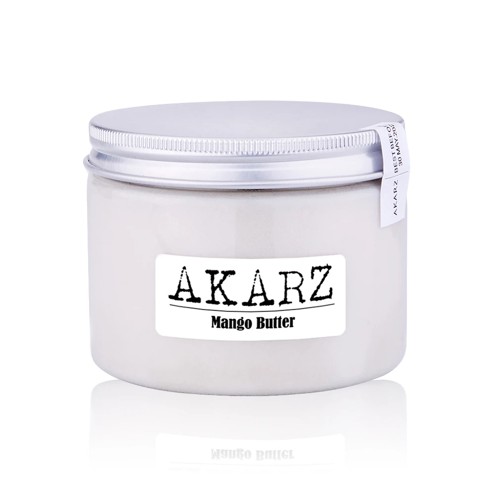 AKARZ Mango butter high-quality origin Southeast Asia white solid Skin care face products Cosmetic raw materials base oil