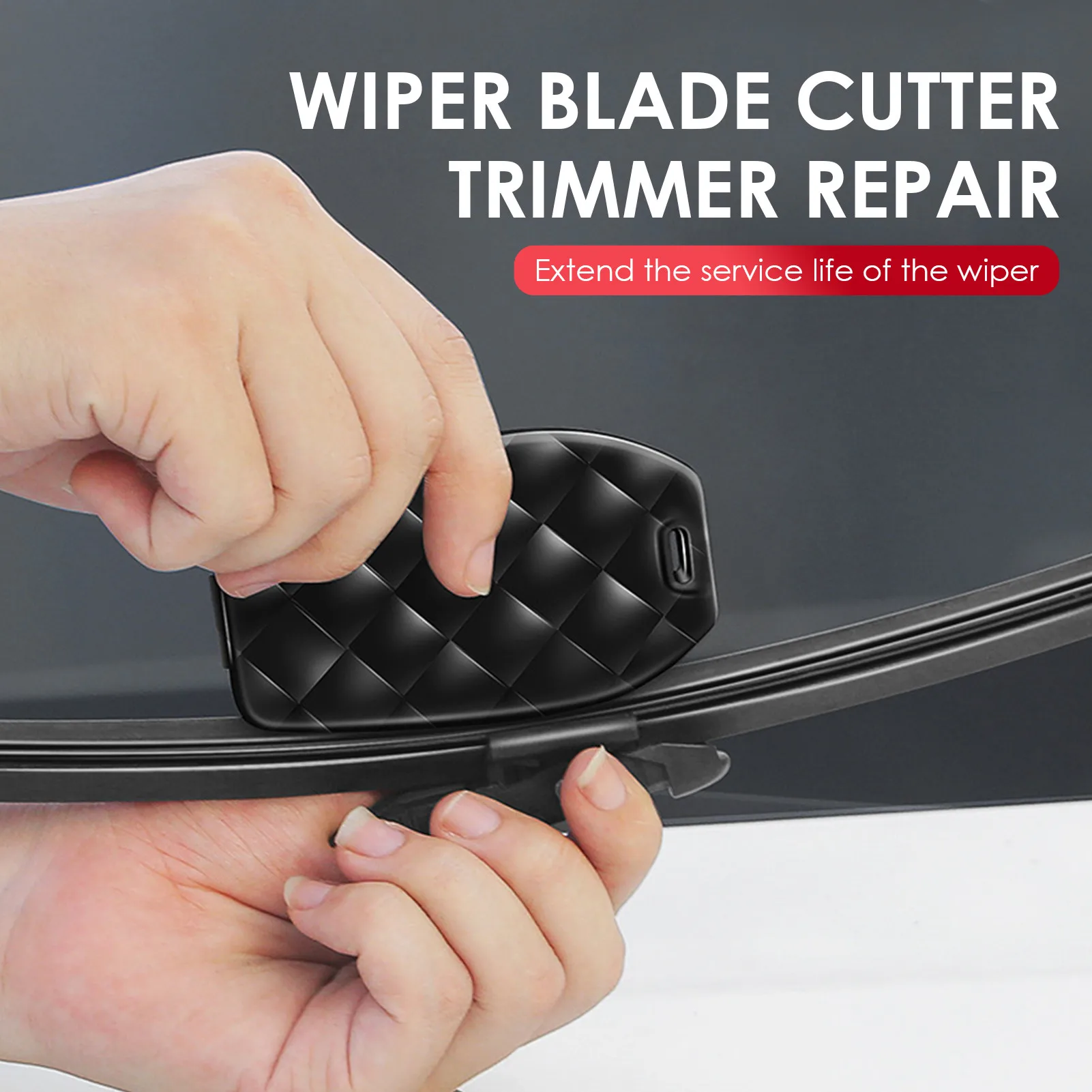 Reparador de limpiaparabrisas de coche, herramienta de limpieza de cepillos duradera y práctica, reparador para la reparación de varios tipos de