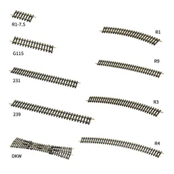 Ho 1:87 escala modelo arquitetura trilha ferroviária brinquedos presentes em miniatura acessórios de trem para diorama cena kits de layout