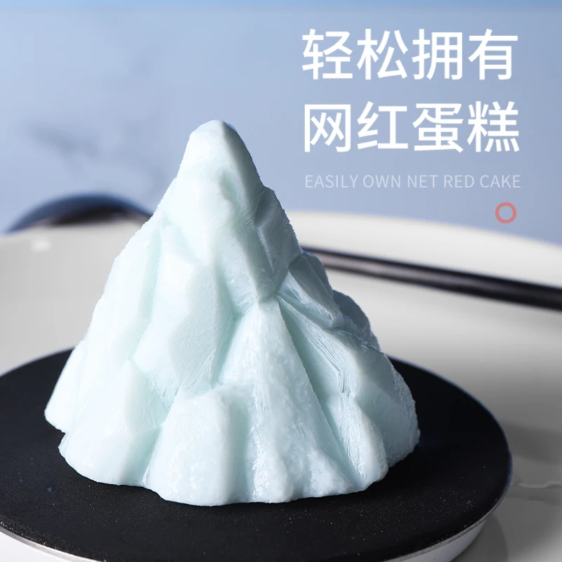 Aixiangru French Mousse Iceberg Ice Mold Silicone Material Resistant to High and Low Temperature Soft Easy to Remove