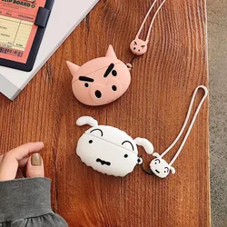 Soft Silicone Cartoon Cute BURIBURI/White Dog 3D Airpods 1/2/Pro Protective Case Buy One Get Corresponding Ring Free