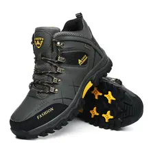 Waterproof Leather Winter Snow Boots Men #3
