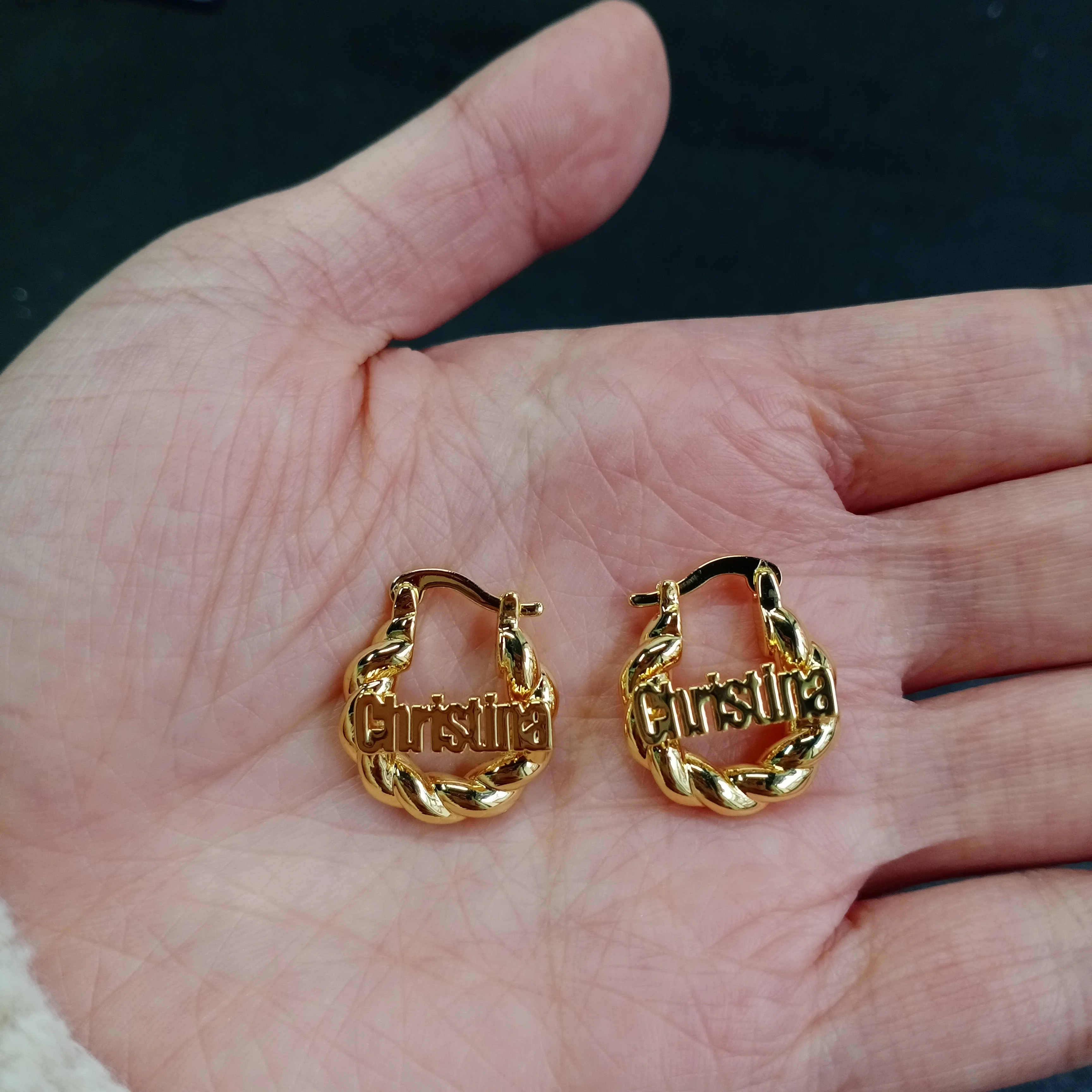 Lateefah 18MM Size Kids Earrings Hoop