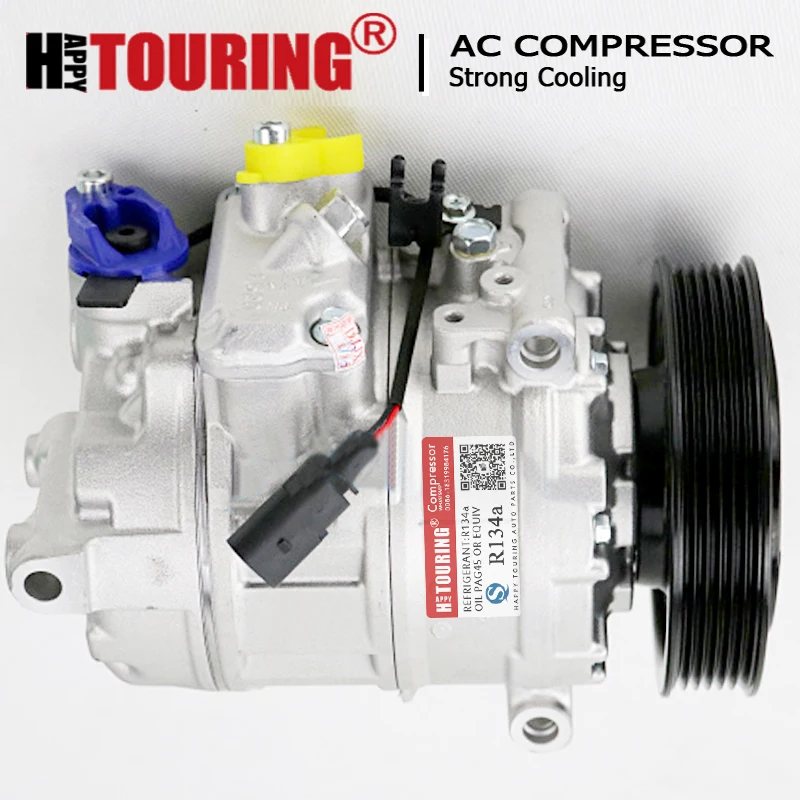 A/C Compressor for AUDI A4 A5 A6 Q5 A7 4F0260805H 4F0260805K 4F0260805Q 4F0260805R 8K0260805D 8K0260805G 4F0260805D 4F0260805F