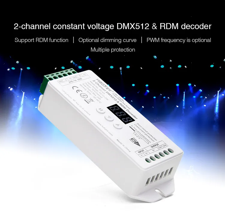 DC12-24V D1-CX D2-CX D3-CX D4-CX D5-CX 1 2 3 4 5 Channel Constant Voltage DMX512 RDM Decoder 1CH 2CH 3CH 4CH 5CH for LED light