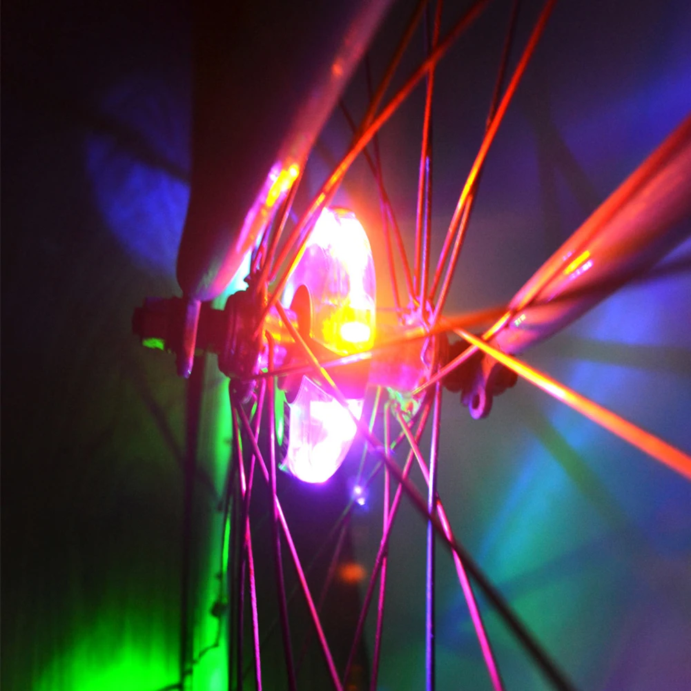 Wink Bicycle Hub Lights LED Magic Front Tail Spoke Wheel Warning Light Bicycle Lamp Cycling Bike Accessories
