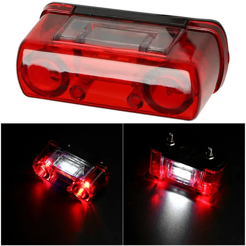 1PCS Waterproof LED Car Number Plate Light 12V 24V License Plate Light Lamp for Car Truck Lorry Trailer Tail Light Red White CSV