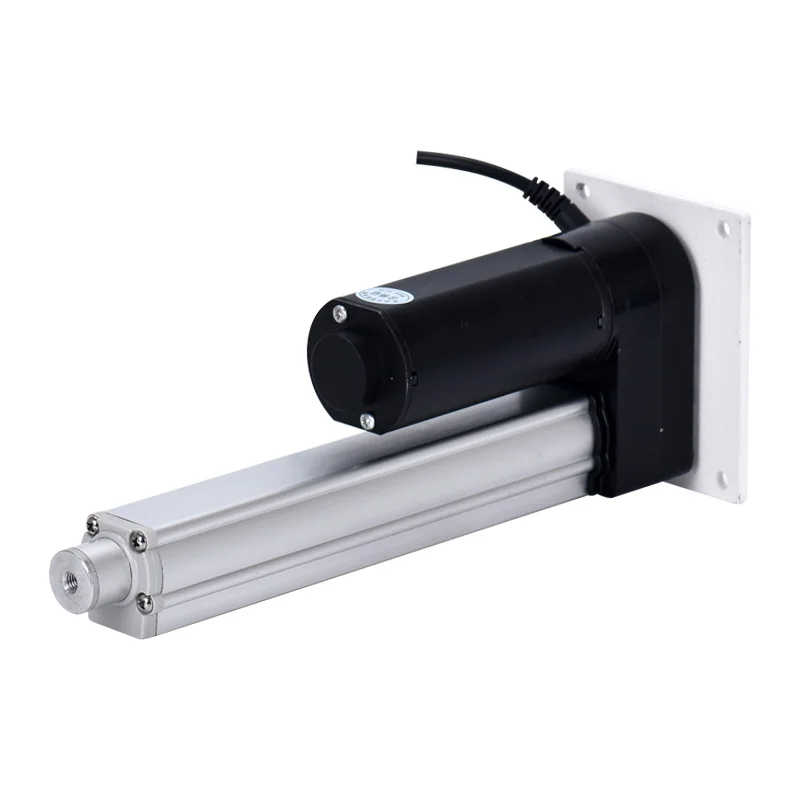 100mm stroke electric linear actuator 12v dc motor high speed diy actuators quiet low noise telescopic push rod 300kg 3000N load