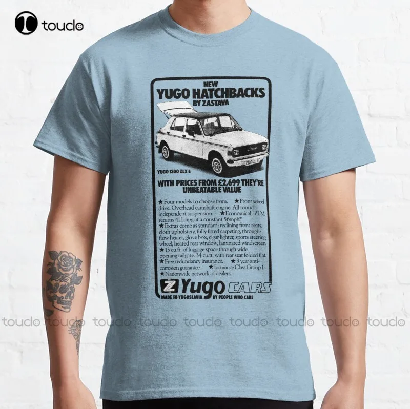 New Yugo_Zastava Classic T-Shirt Cotton Tee Shirt S-5Xl T Shirt