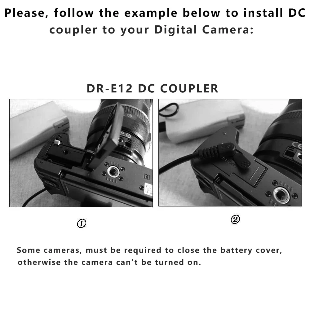 LP-E12 kabel TYPE-C USB E12 LPE12 ACK-E12 imitacja baterii DR-E12 PD Adapter do canona EOS M2 M10 M50 M100 M200