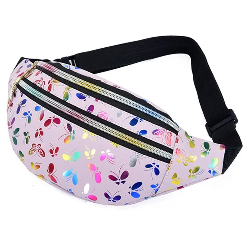 Mode Vrouwen Gedrukt Taille Fanny Pack Belt Bag Pouch Reizen Hip Bum Schoudertassen Purse