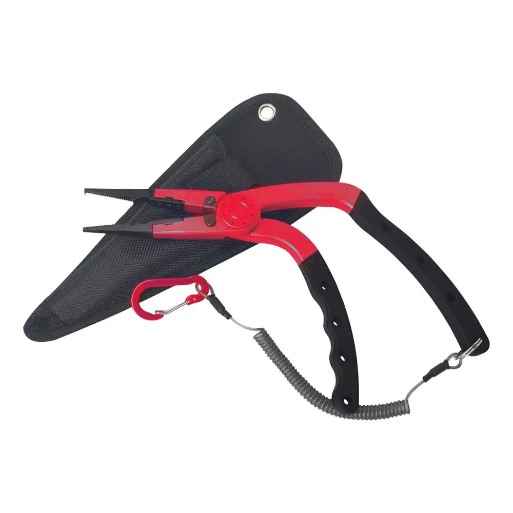 

Fishing Pliers Split Ring Braid Line Lure Cutter Scissors Hook Remover Multifunctional Fishing Pliers Aluminum Alloy