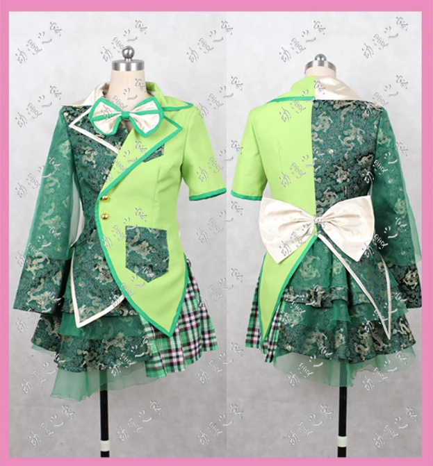 

Momoiro Clover Z Saint Tail Ariyasu Momoka Party Uniform Skirt Suit Halloween Christmas Dress Suit Party Outfit Cosplay Costume