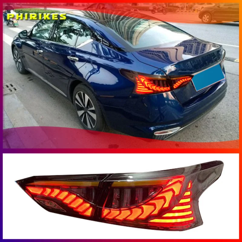 

Car LED Taillight Tail Lights For Nissan Altima Teana 2019 - 2021 Rear Lamp DRL + Turn Signal + Reverse + Brake LED Lights