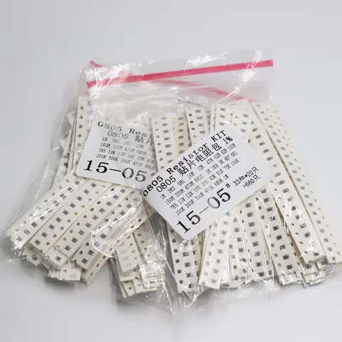 0805 SMD Resistor Kit 1ohm to 1M ohm YUNYIDA