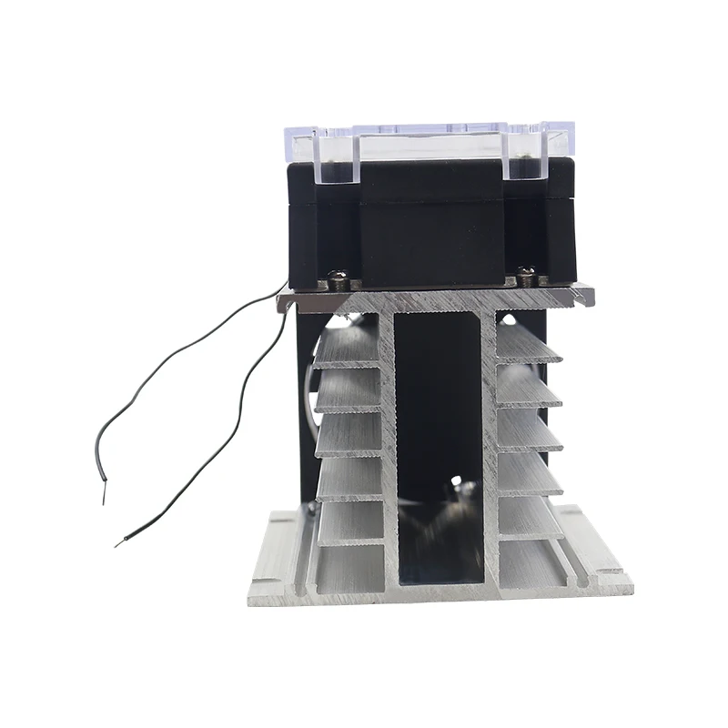 Three-phase Solid State Relay DC Control AC 380V 40A SSR-3 032 3840Z DC-AC Complete Set (Relay, Heat Sink, Fan)