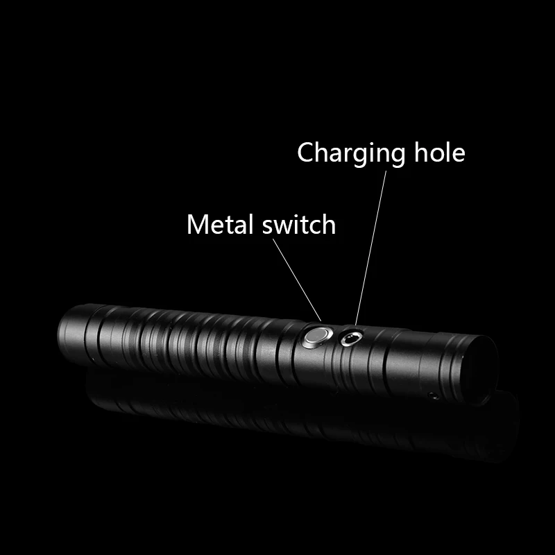 ألعاب سيف صابر ليزر RGB معدنية خفيفة ألعاب سيف إسبادا Kpop عصا الضوء Brinquedos De Luz Juguetes Zabawki Oyuncak