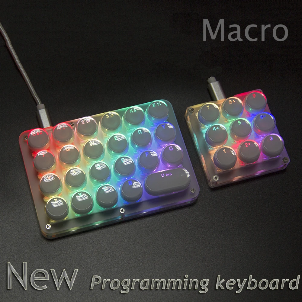 

9 23 Key Programmable Support Macro Function Outemu Gateron Switches Mechanical Keyboard Numpad For LOL Battlegrounds software