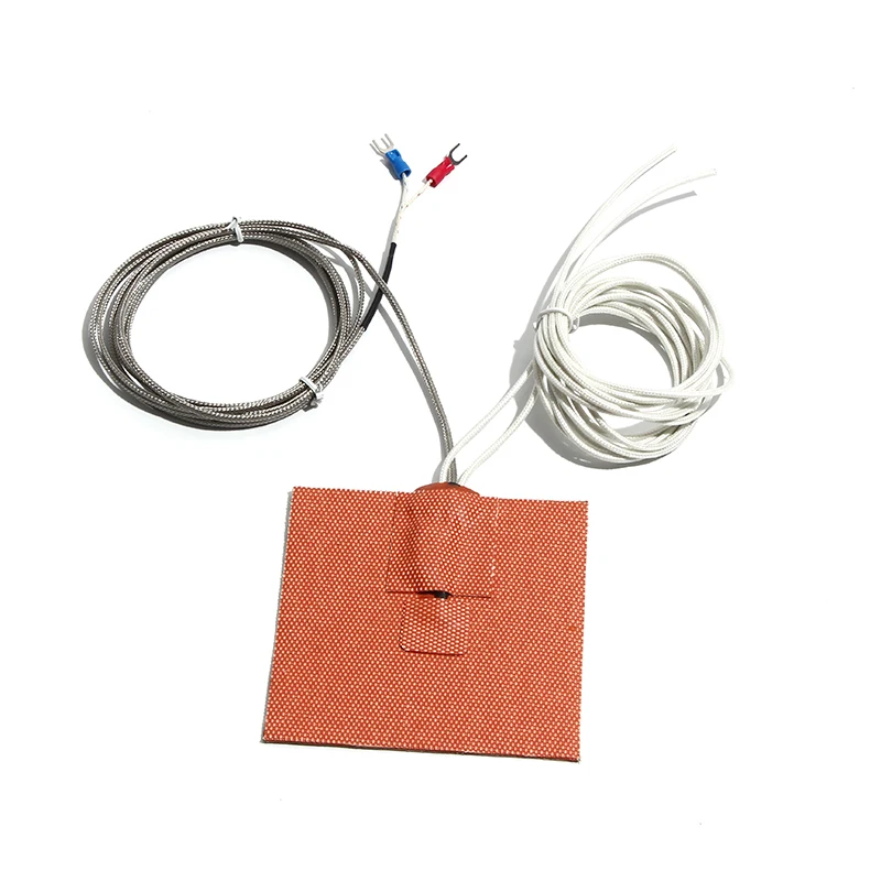 500x200/250/300mm Silicone Heating Plate K-type Thermocouple 800W-1200W Heatbed 3D Printer Heater