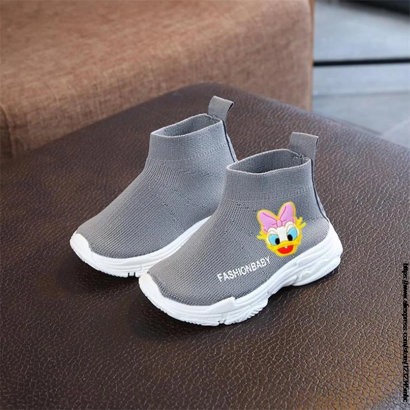 Bambini anatra primavera autunno topolino bambini scarpe Casual bambini LED Sneakers ragazze neonati scarpe sportive Sneakers