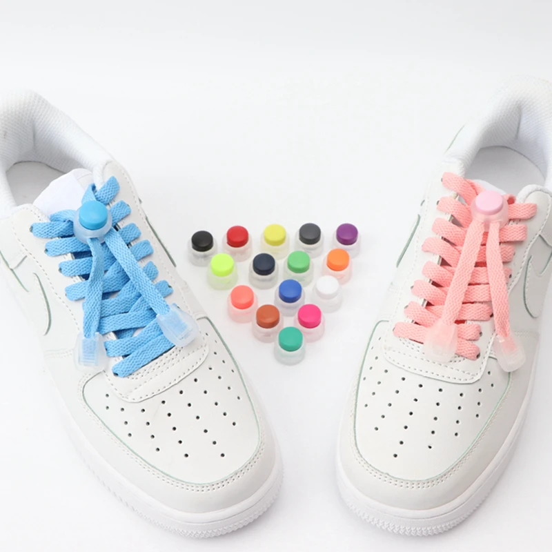 Klassische Schnürsenkel mit Schnallenverschluss, flache Schnürsenkel ohne Binden für Sneaker, Kinder und Erwachsene, schnelle und bequeme Schnürsenkel für Schuhe, Zubehör – Detail 17